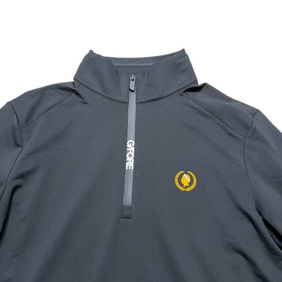G/FORE Quarter Zip Pullover Onyx Black Men’s Size S Golf Performance Top - Picture 2 of 11